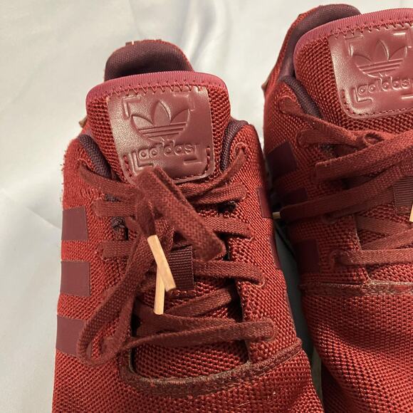 Adidas NMD R2 Shoes Mens Size 11 Maroon Red Boost Knit Sneakers Gum Sole‎ CQ2402 main image 15